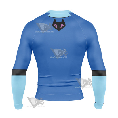 Gwen Tennyson In Omniverse Blue Cosplay Long Sleeve Compression Shirt