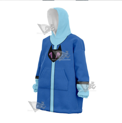 Gwen Tennyson In Omniverse Blue Cosplay Snug Oversized Blanket Hoodie