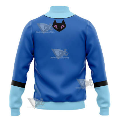 Gwen Tennyson In Omniverse Blue Cosplay Varsity Jacket