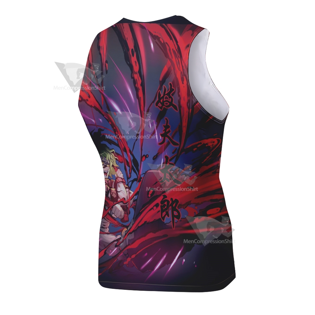 Gyutaro Demon Slayer Classic Sleeveless Compression Shirt