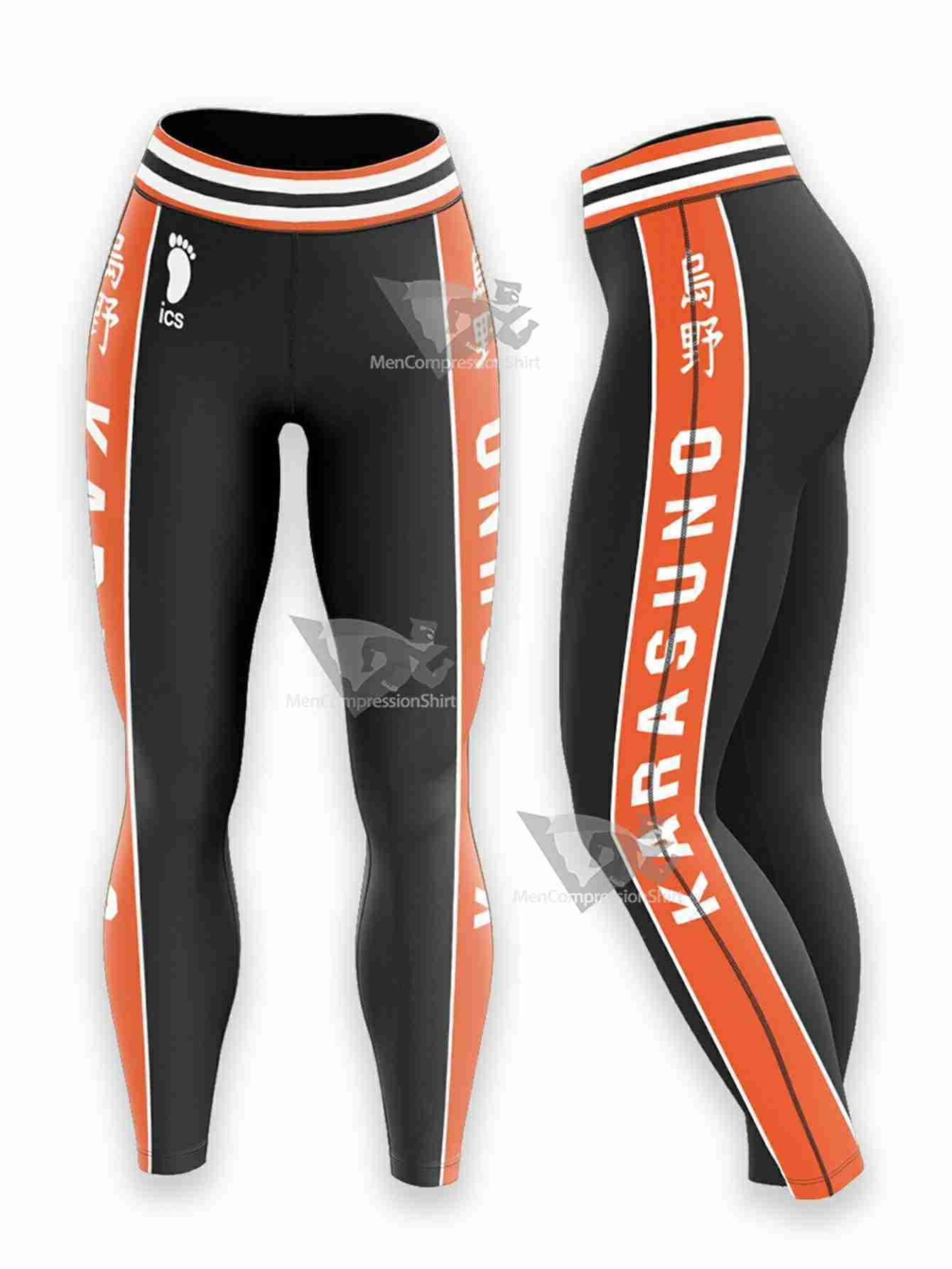 Haikyuu Karasuno Women Compression Leggings