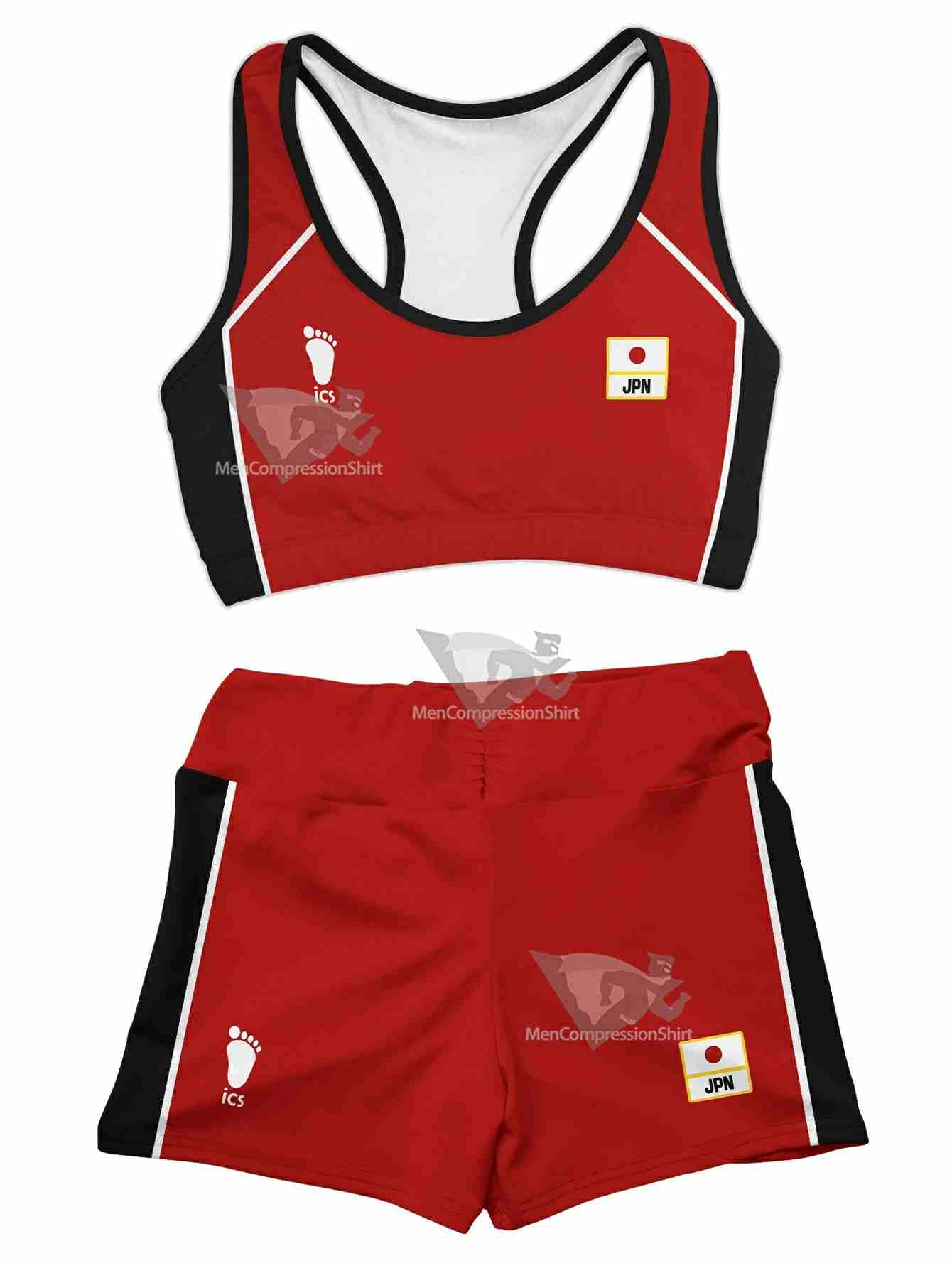 Haikyuu National Team Women Compression Active Wear Set