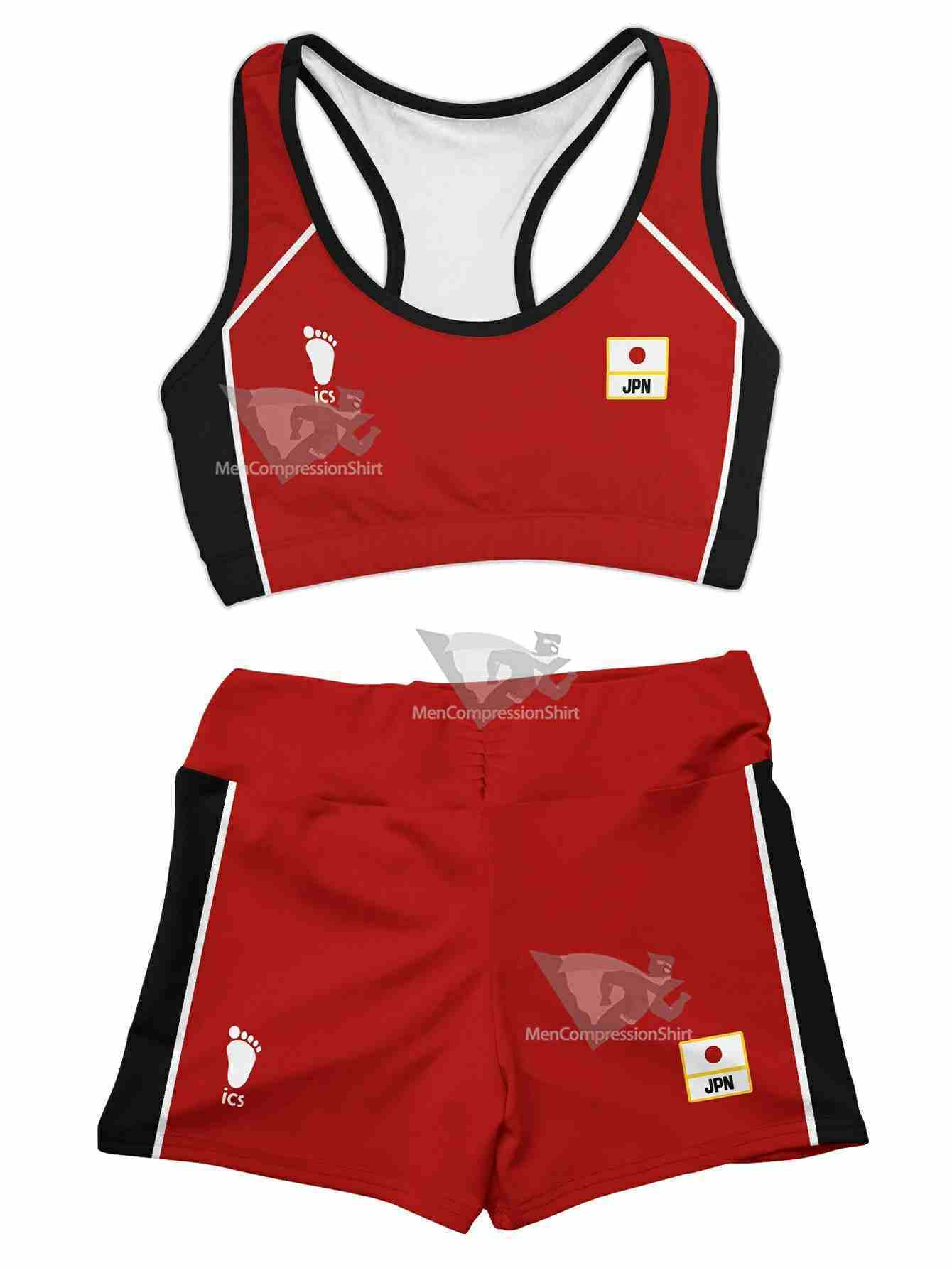 Haikyuu National Team Women Compression Active Wear Set