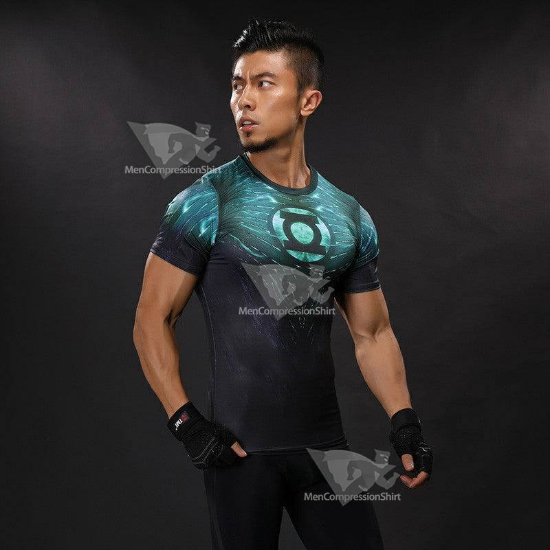 Hal Jordan Short Sleeve Compression Shirt For Men