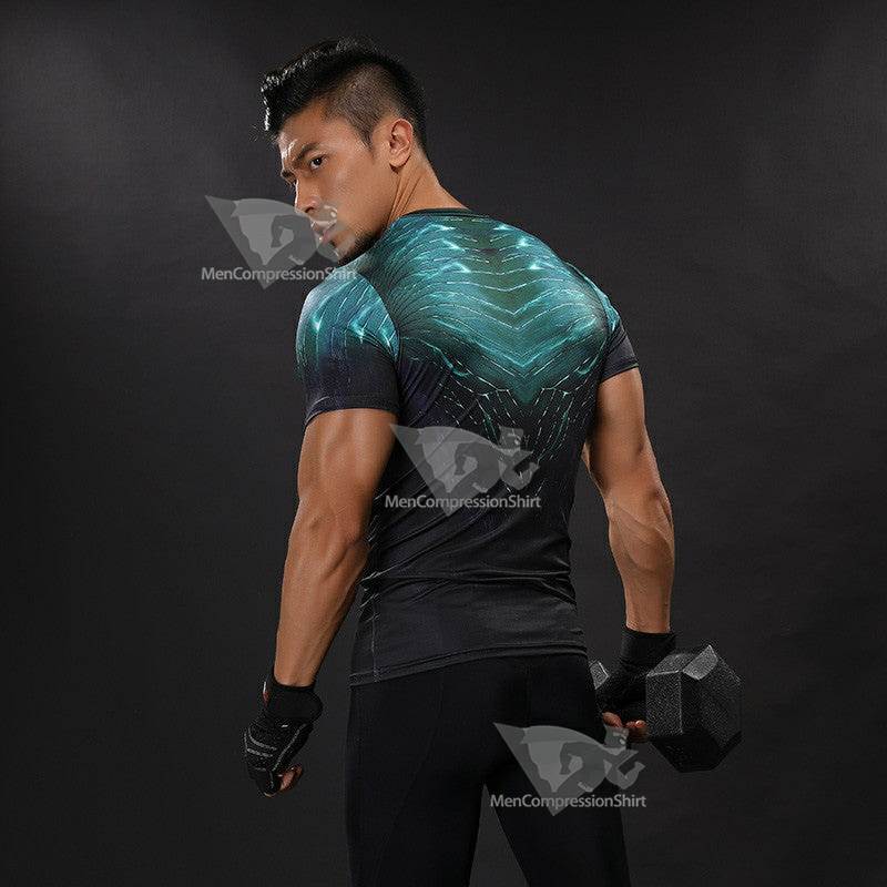 Hal Jordan Short Sleeve Compression Shirt For Men
