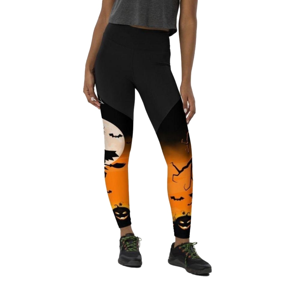 Halloween Night Women Compression Legging
