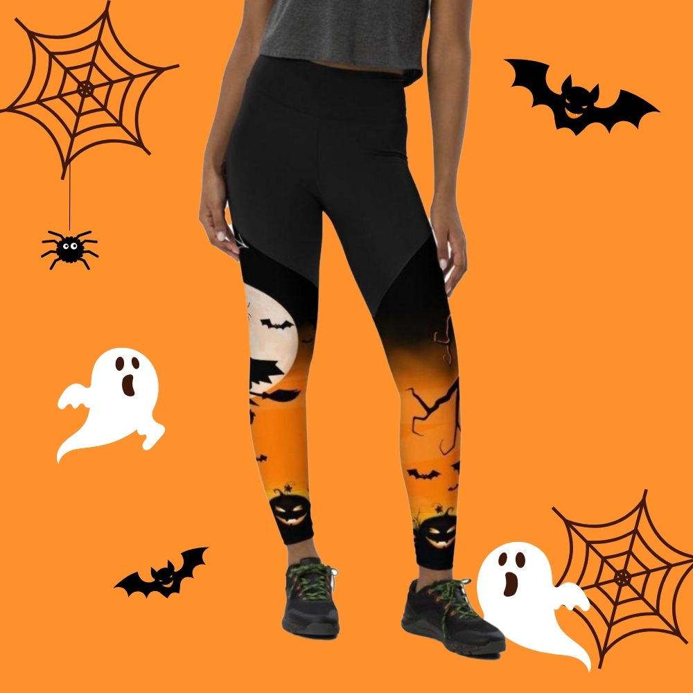 Halloween Night Women Compression Legging