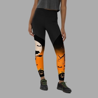 Halloween Night Women Compression Legging