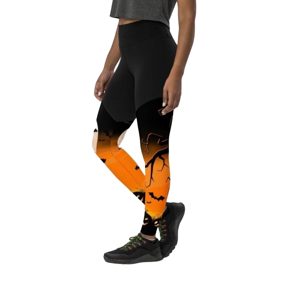 Halloween Night Women Compression Legging