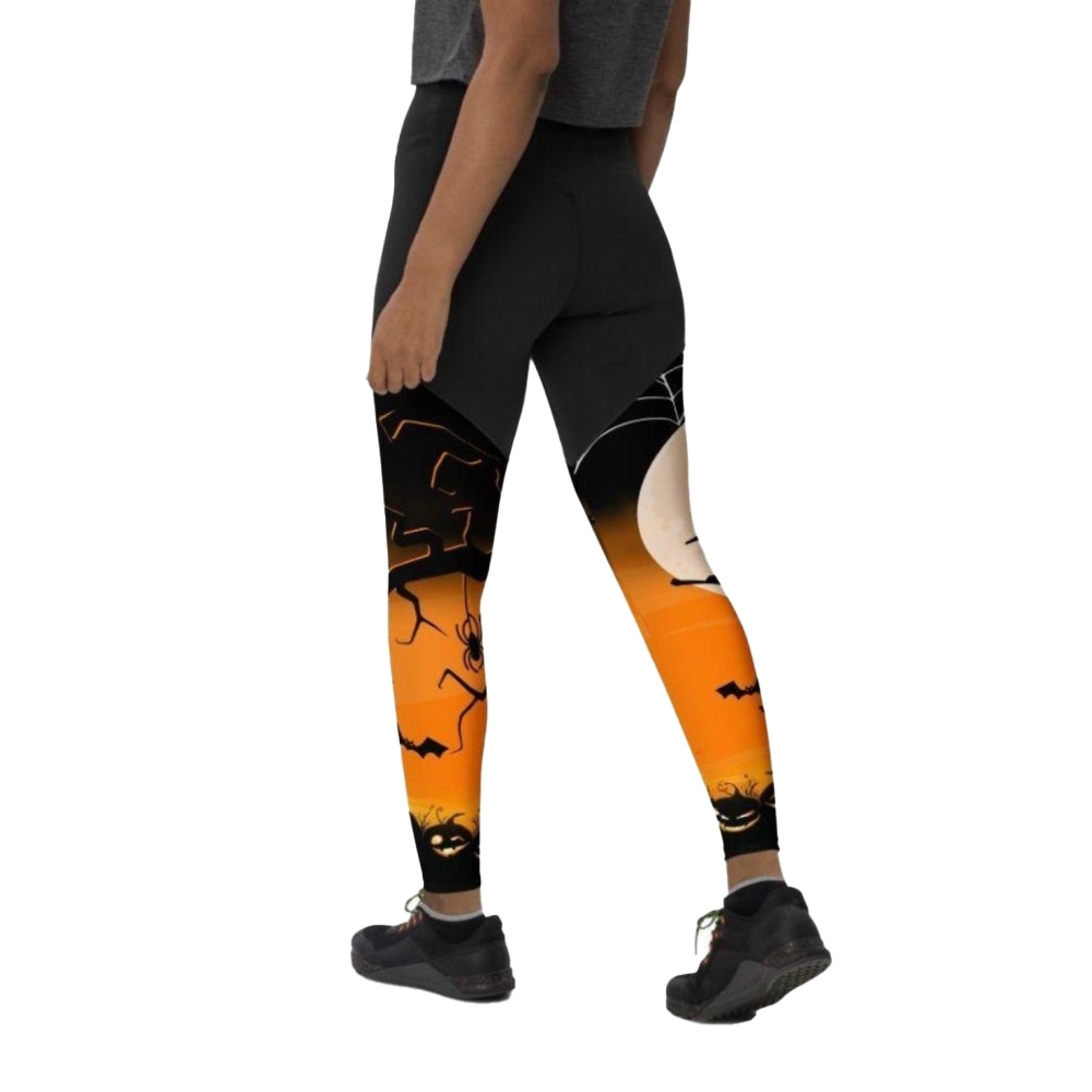 Halloween Night Women Compression Legging