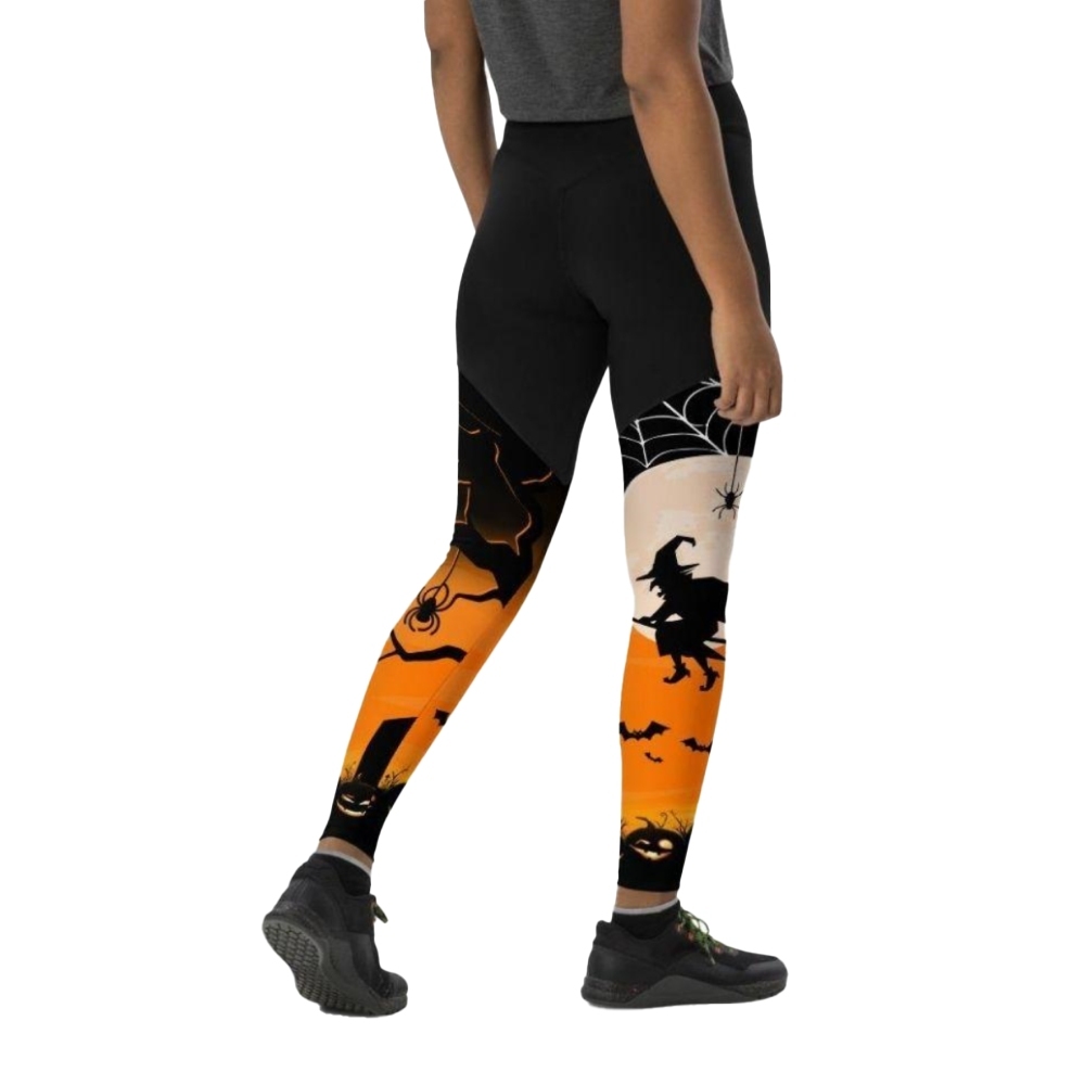 Halloween Night Women Compression Legging