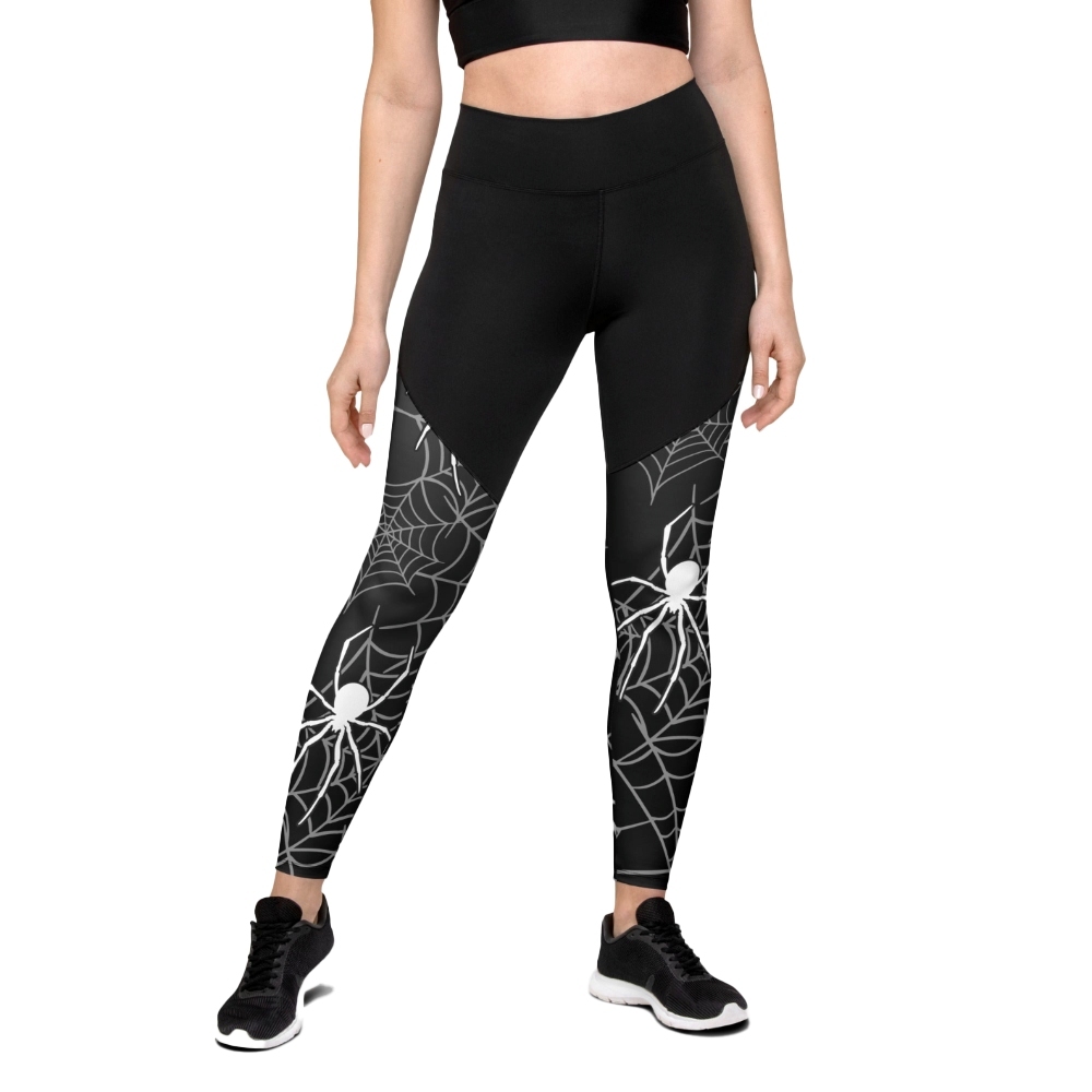 Halloween Spiderwebs Women Compression Legging