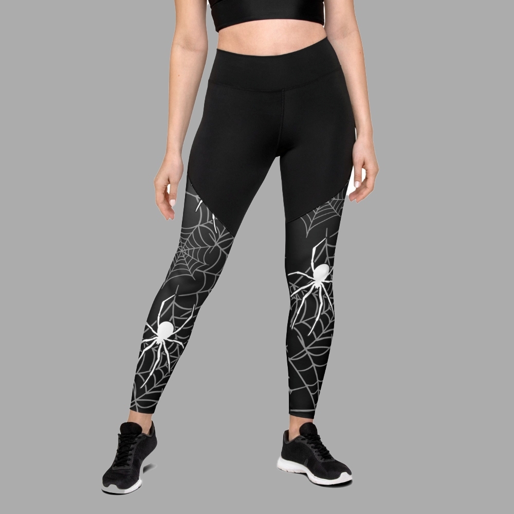 Halloween Spiderwebs Women Compression Legging