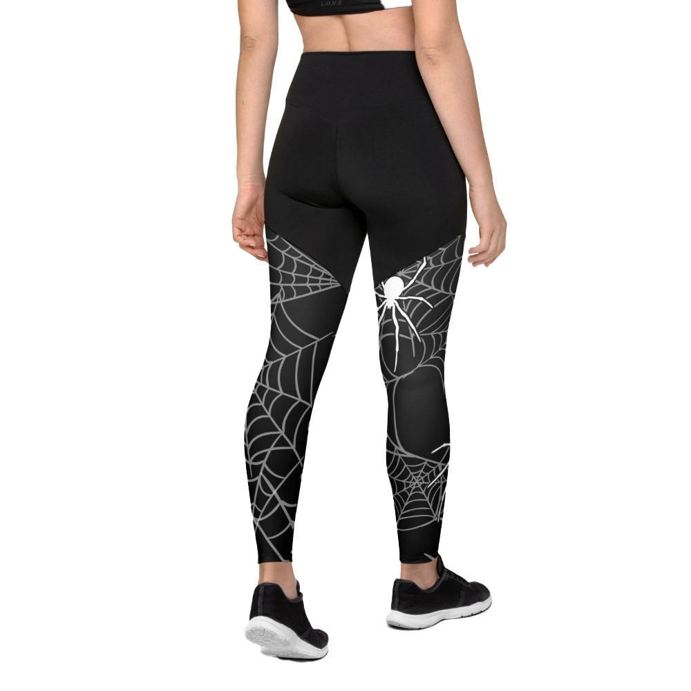 Halloween Spiderwebs Women Compression Legging