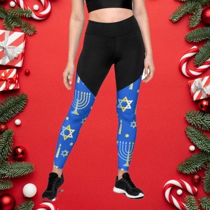 Hanukkah Women Compression Legging