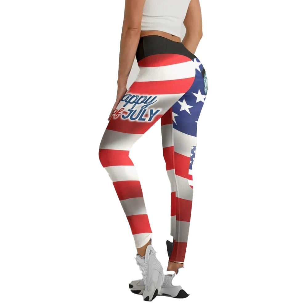 Happy Fourth Of July Women Compression Legging