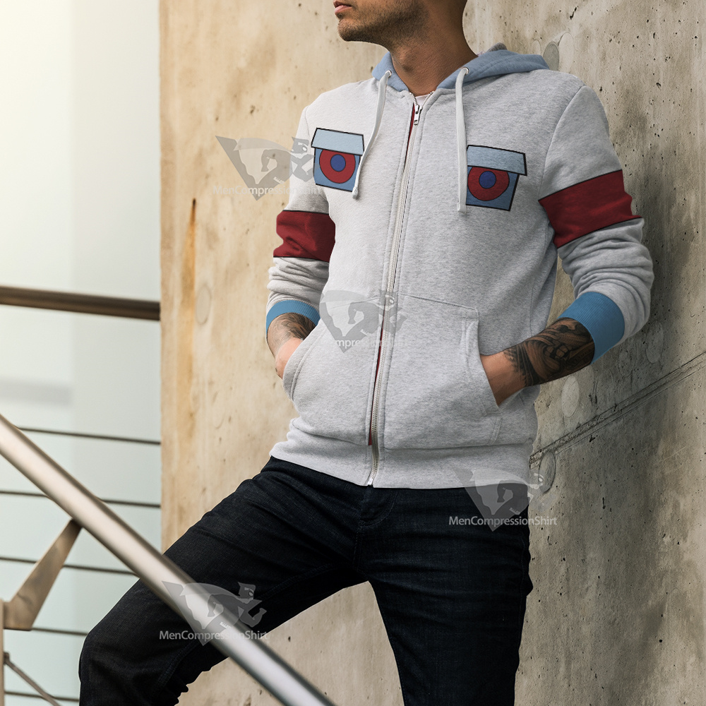 Happy Tree Friends Cuddles White Cosplay Zip Hoodie