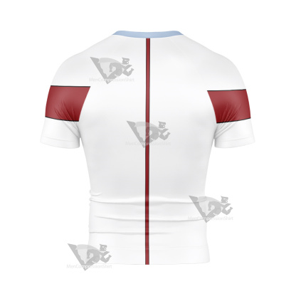 Happy Tree Friends Cuddles White Short Sleeve Compression Shirt