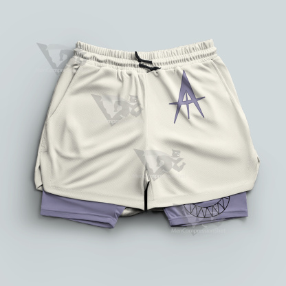 Hazbin Hotel Adam White Men Compression Gym Short
