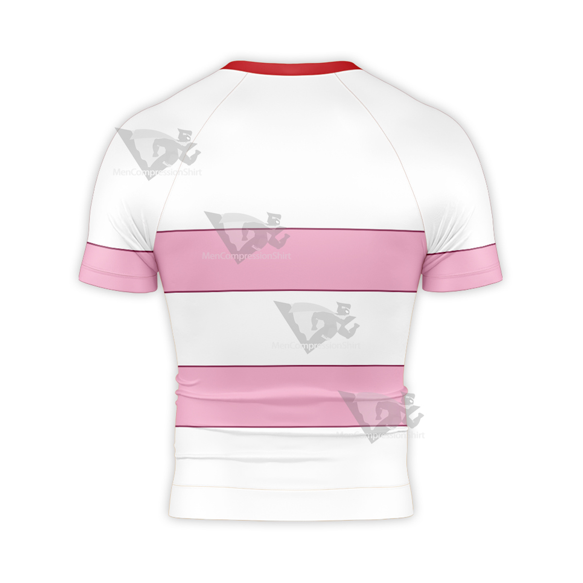 Hazbin Hotel Angel Dust Pink Short Sleeve Compression Shirt