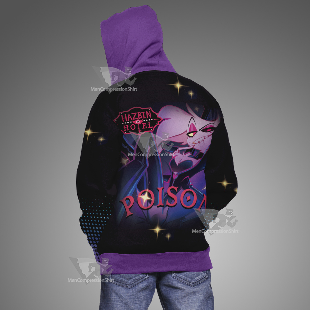 Hazbin Hotel Poison Cosplay Hoodie