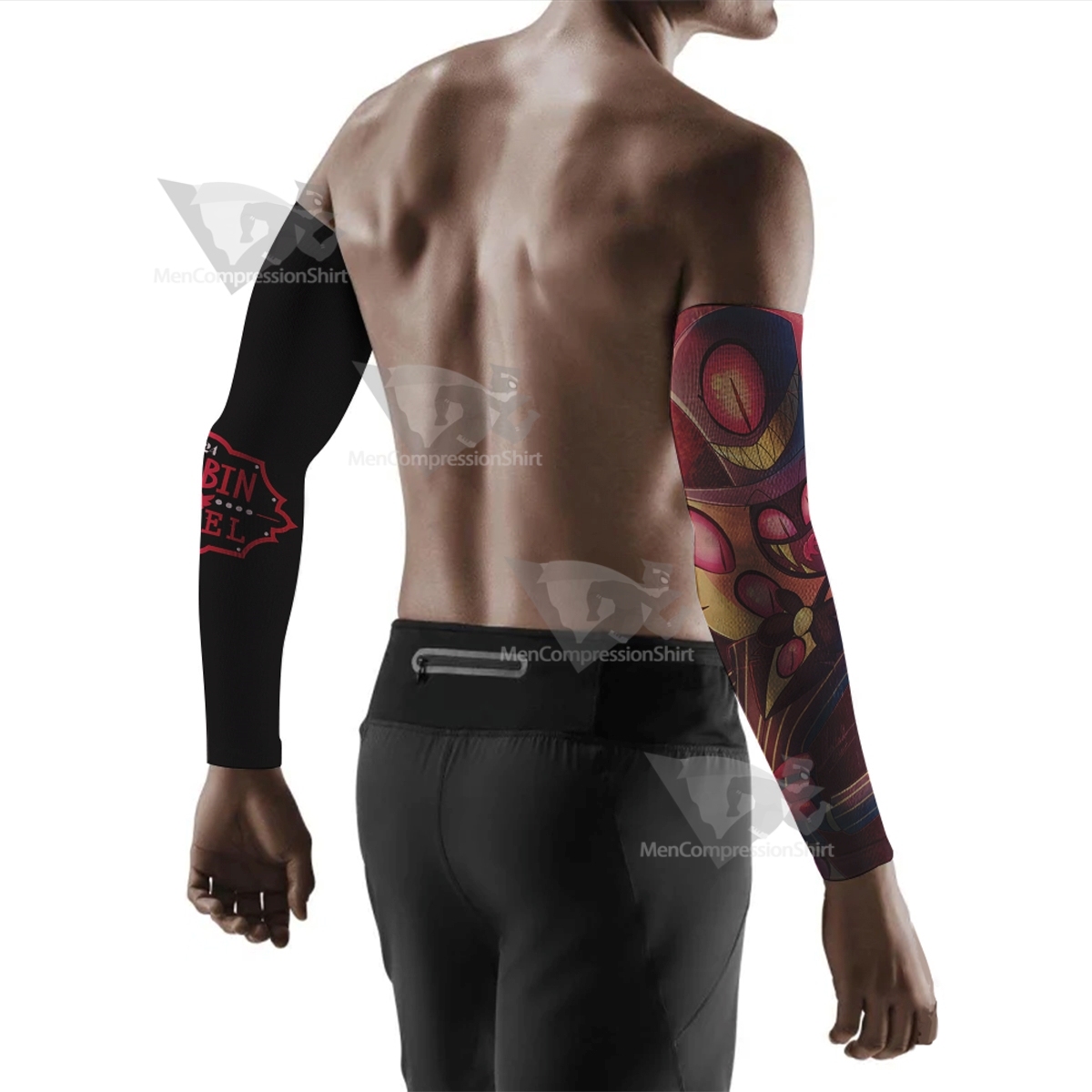 Hazbin Hotel Sir Pentious Black Compression Arm Sleeve