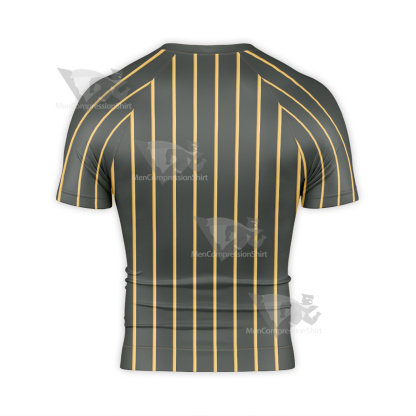 Hazbin Hotel Sir Pentious Black Short Sleeve Compression Shirt