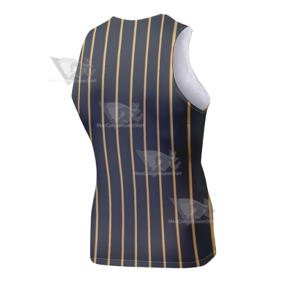 Hazbin Hotel Sir Pentious Black Sleeveless Compression Shirt