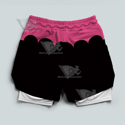 Helluva Boss Verosika Black Men Compression Gym Short