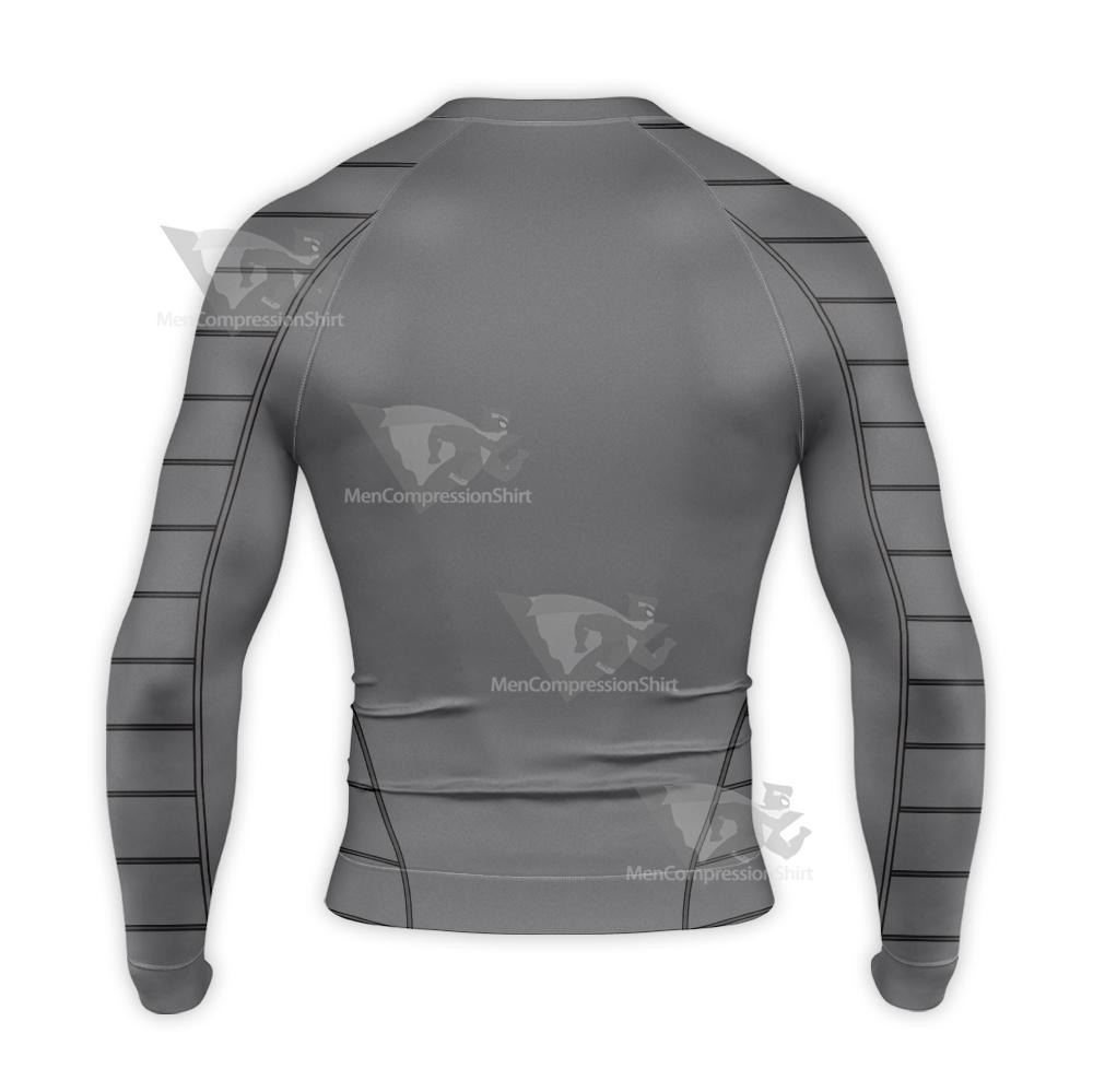 Superman Bruce El Bat Battle Suit Icon 1993 Long Sleeve Compression Shirt