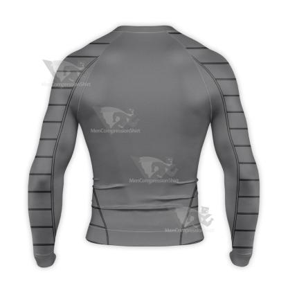 Superman Bruce El Bat Battle Suit Icon 1993 Long Sleeve Compression Shirt