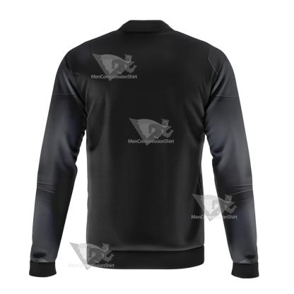 Superman Clark Black Jumpsuit Bomber Jacket