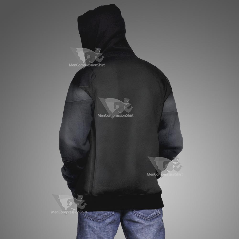 Superman Clark Black Jumpsuit Cosplay Hoodie