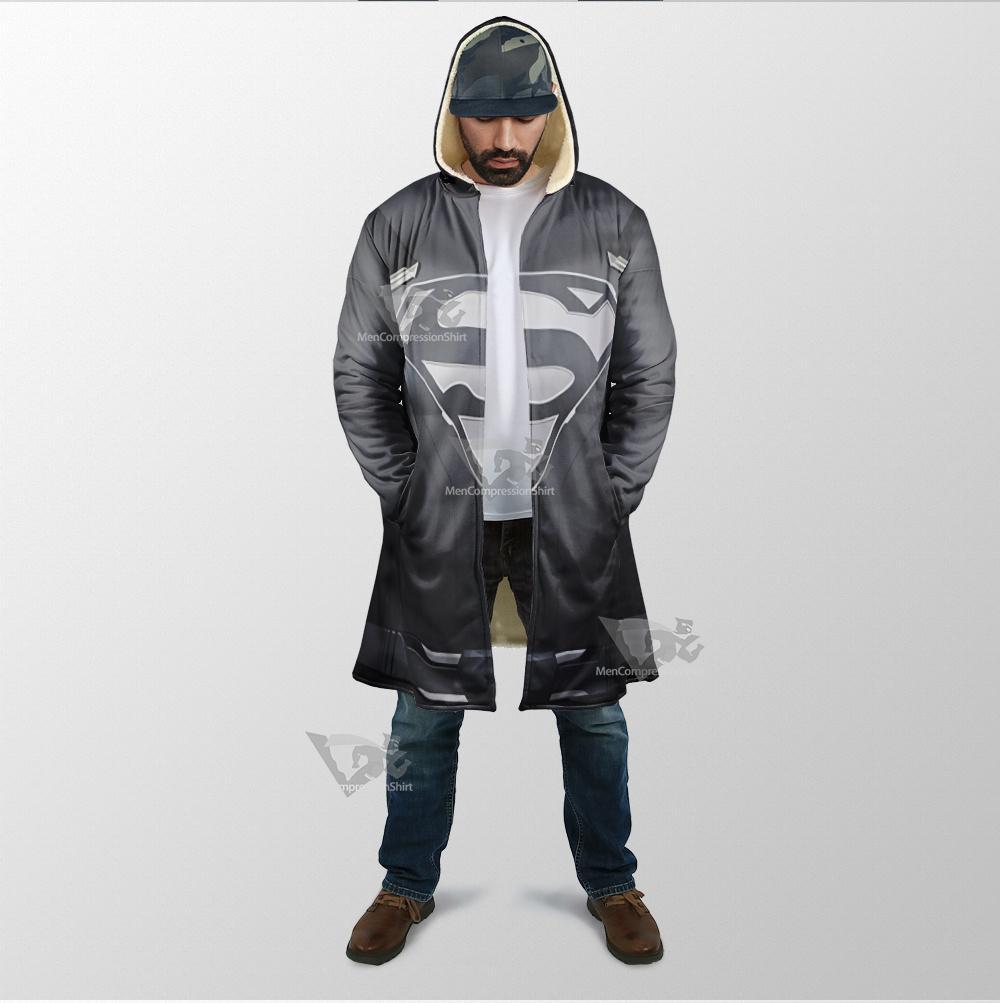Superman Clark Black Jumpsuit Dream Cloak