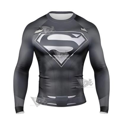 Clark Jumpsuit Black Long Sleeve Compression Shirt