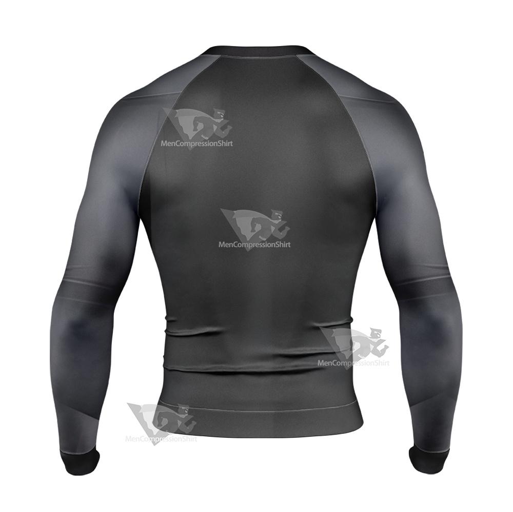 Clark Jumpsuit Black Long Sleeve Compression Shirt