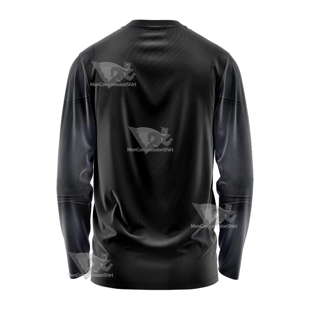 Superman Clark Black Jumpsuit Long Sleeve Shirt