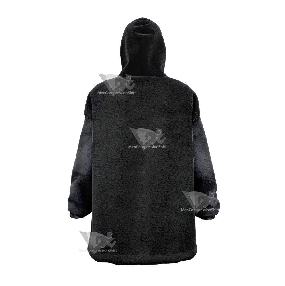Superman Clark Black Jumpsuit Snug Oversized Blanket Hoodie