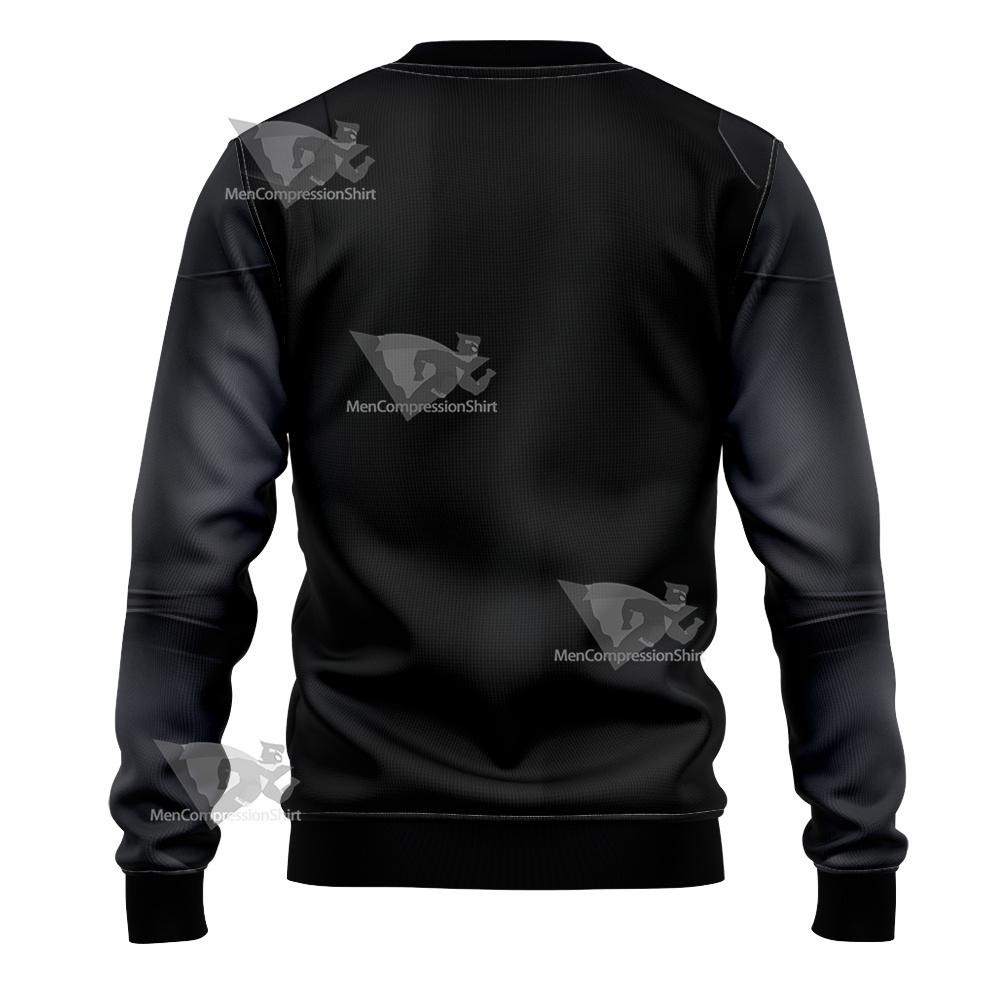 Superman Clark Black Jumpsuit Sweatshirt