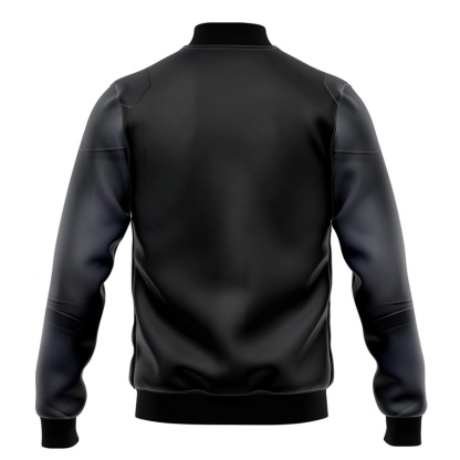 Superman Clark Black Jumpsuit Varsity Jacket