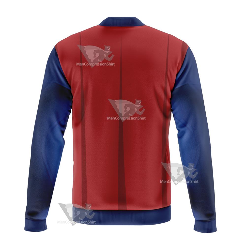 Superman Clark Lois Blue Bomber Jacket