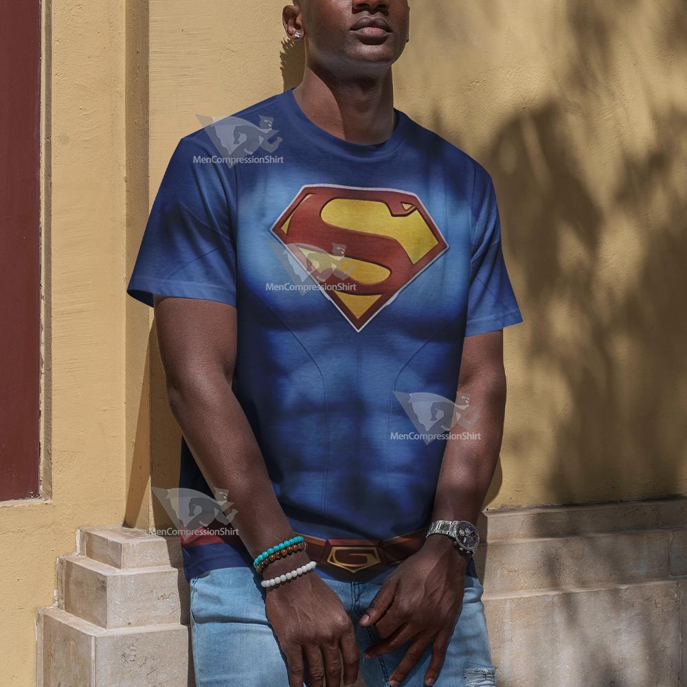 Superman Clark Lois Blue Cosplay T-Shirt