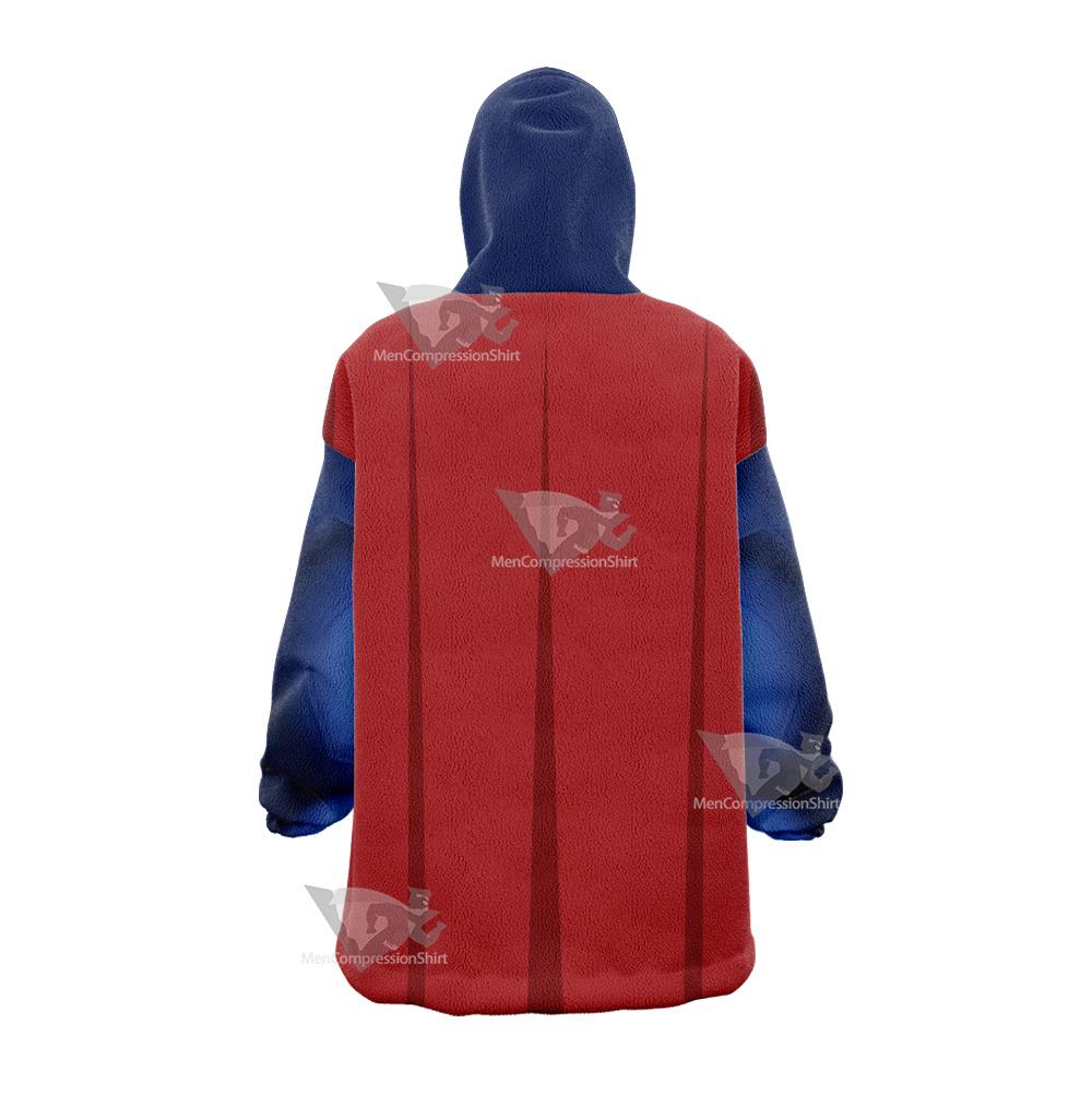 Superman Clark Lois Blue Snug Oversized Blanket Hoodie
