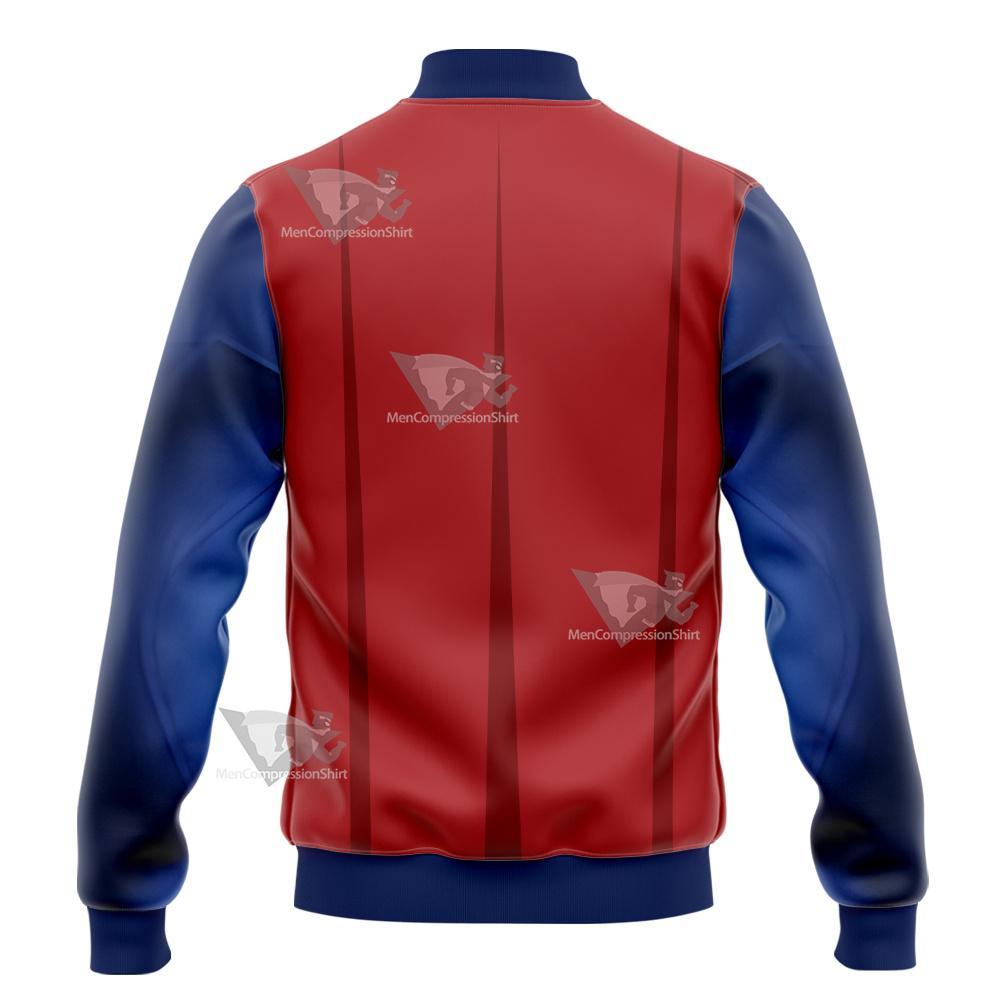 Superman Clark Lois Blue Varsity Jacket