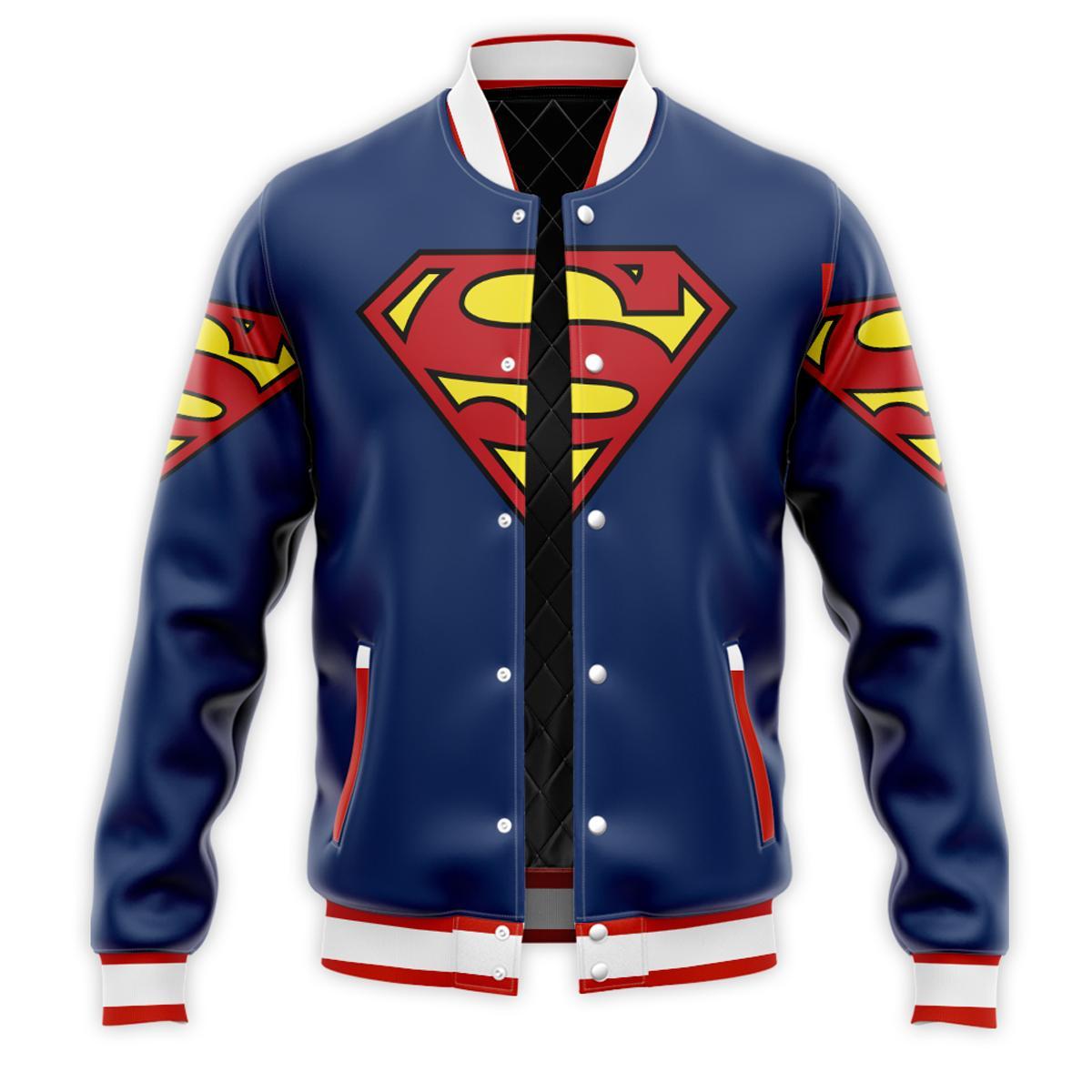 Hero Customizable Blue Varsity Jacket