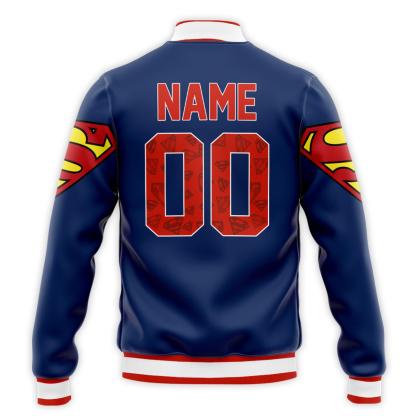 Hero Customizable Blue Varsity Jacket