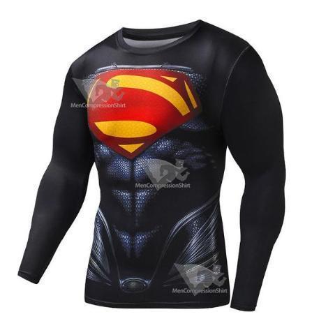 Superman Evil Compression Long Sleeve Rashguard