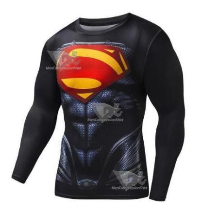 Superman Evil Compression Long Sleeve Rashguard