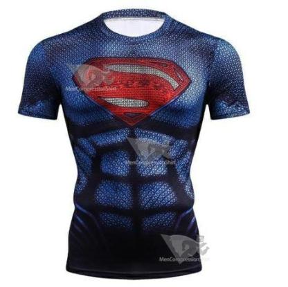 Superman Kingdom Come Compression Short Sleeve Rashguard
