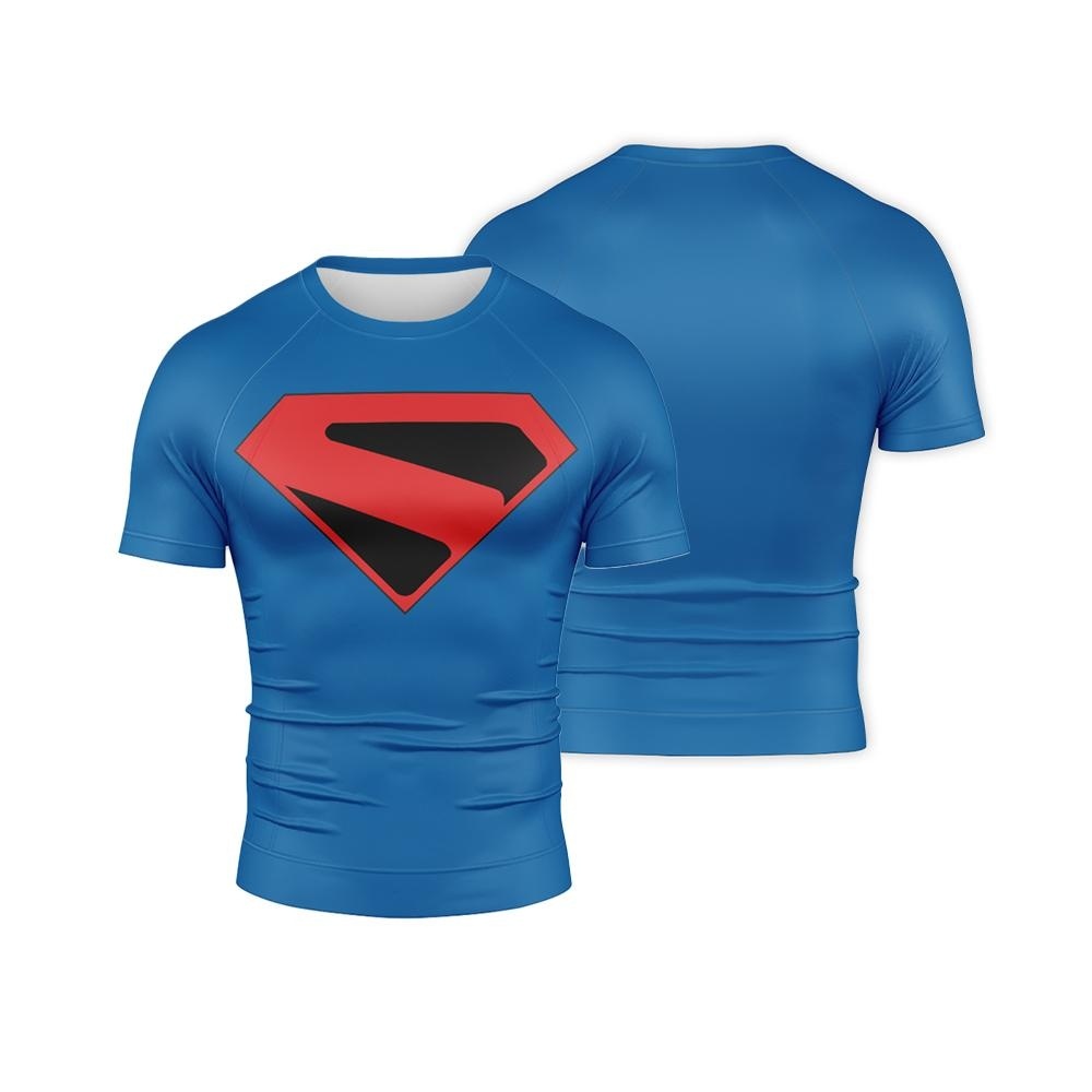 Superman Kingdom Come Short Sleeve Compression Shirt